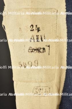 Capote modèle 1877 gris de fer bleuté réceptionnée au 32e de Ligne et pattes de collet du 52e de Ligne — photo 5