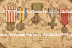 Lot de cadres de diplomes et médailles de soldats dont 13e RI, 44e Territorial, 10e Cuirassiers et 110e RI — photo 8