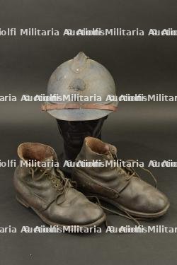 Coque Adrian et brodequins 1917
