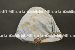Casque Adrian modèle 1915 infanterie avec son couvre casque en calicot bleu — miniature 5