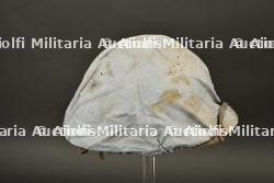 Casque Adrian modèle 1915 infanterie avec son couvre casque en calicot bleu — photo 6