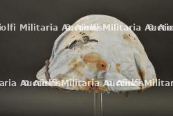 Casque Adrian modèle 1915 infanterie avec son couvre casque en calicot bleu — miniature 8