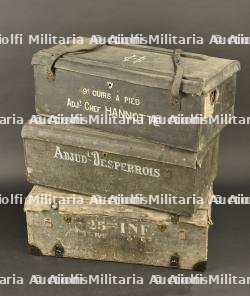 Lot de trois malles de cadres militaires — photo 1