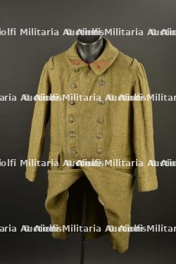 Capote modèle 1915 troupe en drap kaki moutarde du 4e Zouaves
