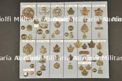 Planche 3 d'insignes canadiens ww1 ex collection André Coillot