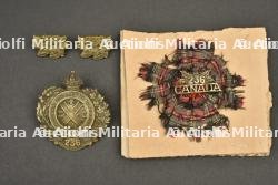 Ensemble d'insignes du 236th Battalion MacLean Kilties of America — photo 1