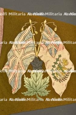 Fanion et cap badge du 225th Kootenay Battalion CEF canadien — miniature 4