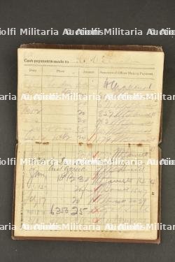 Boîte en tole du CEF, Pay Book, titres d'épaule, boutons, miroir, huilier Enfield, calendrier 1915 d'un soldat du 10th Battalion CEF — miniature 3