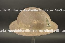 Casque MkI avec insignes métalliques d'un artilleur canadien — photo 7