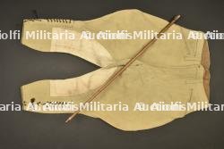 Culotte d'officier en velours et baton d'officier 230th Battalion canadien français — photo 1