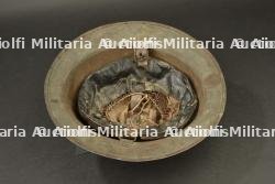 Casque MkI de la 1ere batterie d'artillerie de la 1e Division Canadienne avec 3 insignes peints — photo 2