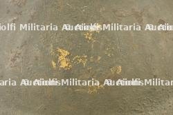 Casque MkI de la 1ere batterie d'artillerie de la 1e Division Canadienne avec 3 insignes peints — miniature 7