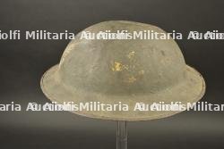 Casque MkI de la 1ere batterie d'artillerie de la 1e Division Canadienne avec 3 insignes peints — miniature 8