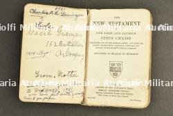 Lot de disques d'identités, pay book et bible de soldats canadiens de la 1ère guerre — photo 6