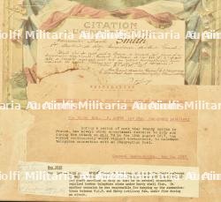 Ensemble de documents et citation d'artilleurs canadiens des 1st, 3rd et 6th Canadian Siege Battery en France dont citation francaise pour la bataille de Hill 70 à Lens — photo 6