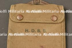 Bidon du 11th Canadian Mounted Rifles, porte carte et cartouchière d'officier — miniature 3