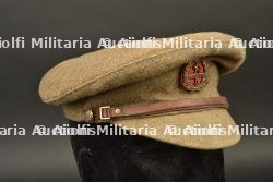 Casquette hivernale canadienne de 1916 modifiée avec badge du 5th Battalion CEF Western Cavalry — photo 9