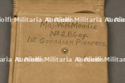 Portes cartes et boussoles d'officiers canadiens, nominatifs et régimentés — miniature 6