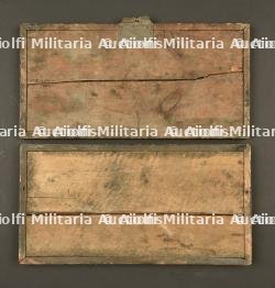 Lot de 2 panneaux indicateurs en bois peint des QG des compagnies A et C du 58th Battalion CEF — photo 2
