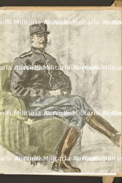 Carnet de croquis du peintre Lucien Jonas sur l'armée anglaise et indienne en juin 1915 — photo 12