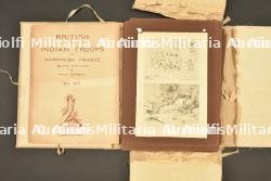 Recueil de croquis sur l'armée indienne et britannique du peintre Paul Sarrut — photo 1