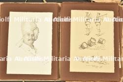 Recueil de croquis sur l'armée indienne et britannique du peintre Paul Sarrut — miniature 4