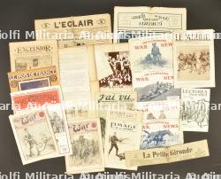 Fort lot de publications françaises et britanniques, presque toutes relatives à l'armée des Indes et le secteur de la Lys — photo 1