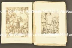Ensemble de documents photographiques et dessins relatifs aux soldats de l'armée des Indes — photo 3