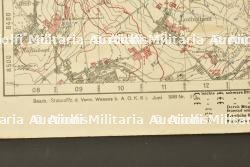 Ensemble de documents allemands cartes et photo aérienne relatifs au secteur de Béthune et la vallée de la Lys — photo 3