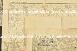 Ensemble de documents allemands cartes et photo aérienne relatifs au secteur de Béthune et la vallée de la Lys — photo 6