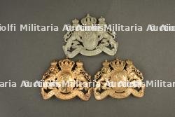 Lot de 3 plaques de casques à pointe bavarois — photo 1