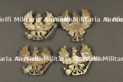 Lot de 4 plaques de casques à pointe prussiens — miniature 2