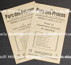 DEUX RARES PROGRAMMES DE COMPETITIONS CYCLISTES AU PARC DES PRINCES — photo 1