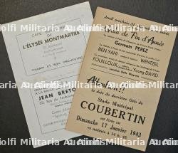 DEUX RARES PROGRAMMES DE COMBATS DE BOXE À LA SALLE WAGRAM ET À L’ÉLYSÉE-MONTMARTRE — photo 2