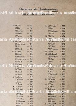 ANNUAIRE DE L’ADMINISTRATION MILITAIRE ALLEMANDE DU GROSS-PARIS, FERNSPRECHVERZEICHNIS DER DEUTSCHEN DIENSTELLEN IN GROSS-PARIS , NACHRICHTENKOMMANDANTUR PARIS. — miniature 6