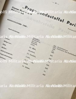 ANNUAIRE DE L’ADMINISTRATION MILITAIRE ALLEMANDE DU GROSS-PARIS , FERNSPRECHVERZEICHNIS DER DEUTSCHEN DIENSTELLEN IN GROSS-PARIS — miniature 4