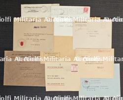LOT D’ENVELOPPES DE FORMATS DIVERS À ENTÊTES OU À L’ADRESSE D’ADMINISTRATIONS ALLEMANDES À PARIS (X9) — miniature 3
