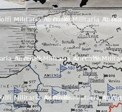EXCEPTIONNELLE CARTE DES KOMMANDANTURS ALLEMANDES EN FRANCE — photo 5