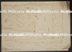 FEUILLE DU CADASTRE DE LA VILLE DE PARIS UTILES PAR LA WEHRMACHT. 1943 — photo 1