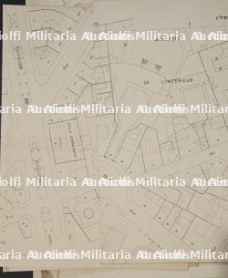 FEUILLE DU CADASTRE DE LA VILLE DE PARIS UTILES PAR LA WEHRMACHT. 1943 — photo 5