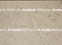 FEUILLE DU CADASTRE DE LA VILLE DE PARIS UTILES PAR LA WEHRMACHT. 1943 — miniature 9