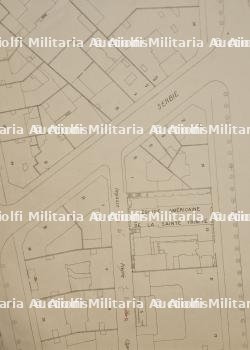 FEUILLE DU CADASTRE DE LA VILLE DE PARIS UTILES PAR LA WEHRMACHT. 1943 — miniature 10