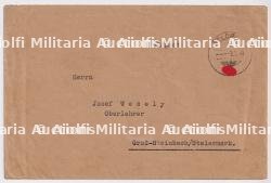 LETTRE + ENVELOPPE DU MAJOR GOLLOB À OBERLEHERE JOSEF WESELY + PHOTO. , PARIS, LE 30 JANVIER 1943 — miniature 4