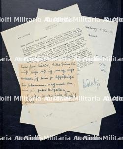 LETTRE DIETRICH VON CHOLTITZ À HERR MÖLLER , BADEN-BADEN, 17-09-1951