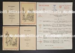 LOT DE TROIS MENUS DE L’HÔTEL MEURICE (1938) ET DE L’OFFIZIERHEIM DE L’HÔTEL GEORGES V(1940 ET 1941) — miniature 2