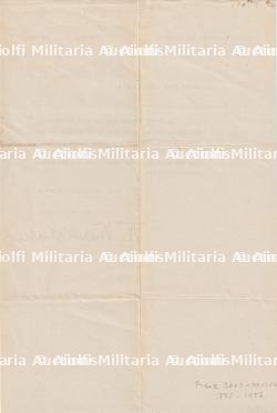 COURRIER DU GÉNÉRAL BARCKHAUSEN FRANZ (1882-1956) À MADAME AUFFERMANN. PARIS LE 25 JUIN 1943. — photo 2