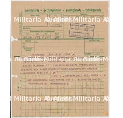 TELEGRAMME DE VON STULPNAGEL À BLUMENTRITT — photo 1