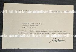 LETTRE DU CONSEILLER DE L’AMBASSADE D’ALLEMAGNE JULIUS WESTRICK AU DR. VON BOSE — photo 2