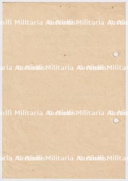 DIPLÔME DE LA CROIX DU MÉRITE DE GUERRE 2è CLASSE AVEC ÉPÉES , KRIEGSVERDIENSTKREUZ 2.KLASSE MIT SCHWERTEN , OTTO SCHÜLTZE , PARIS, 20-04-1942 — photo 2