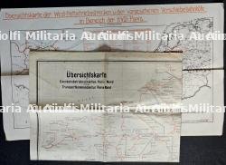 LOT DE DEUX CARTES ISSUES DE LA DIRECTION DE LA REICHSBAHN À PARIS SUR LE TRAFIC FERROVIAIRE EN FRANCE — miniature 2